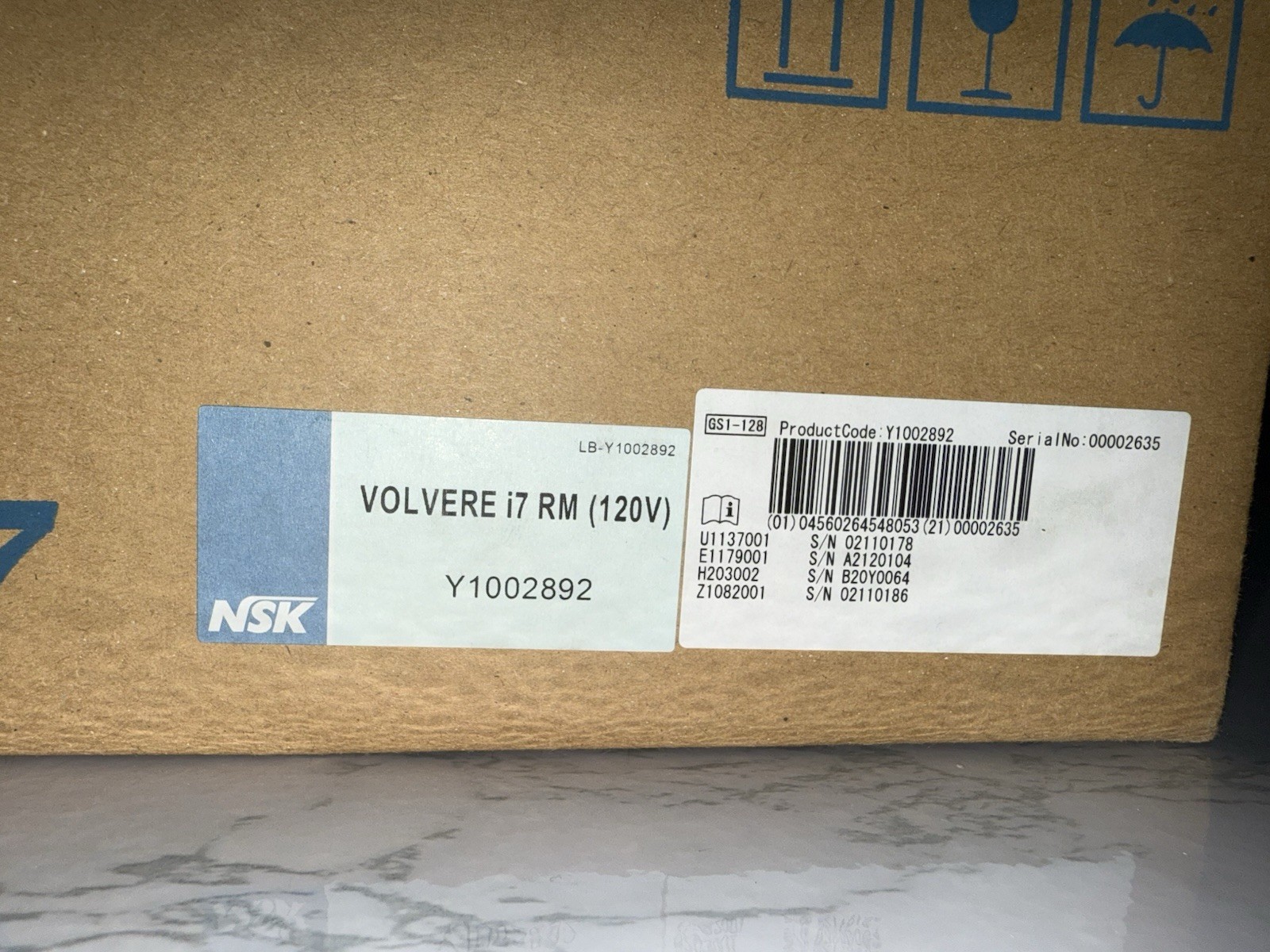 NSK Volvere i7 RM (120V) unit- BRAND NEW