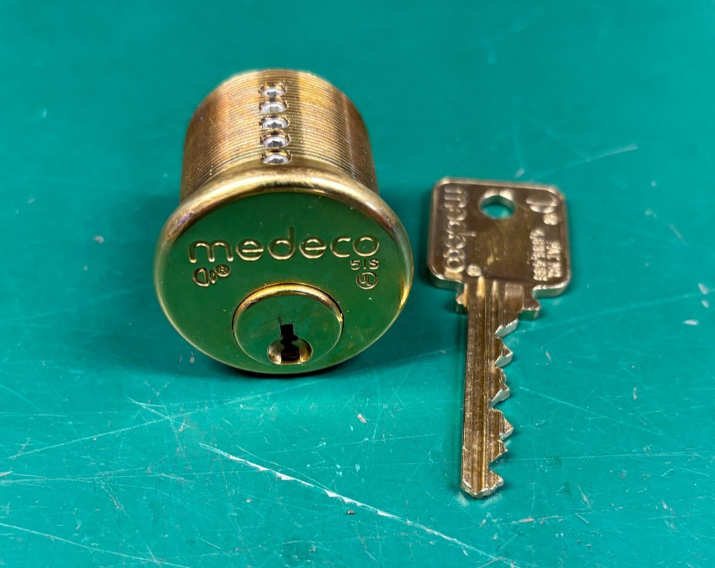 Medeco Biaxial High Security Mortise Lock Cylinder – G3 Keyway