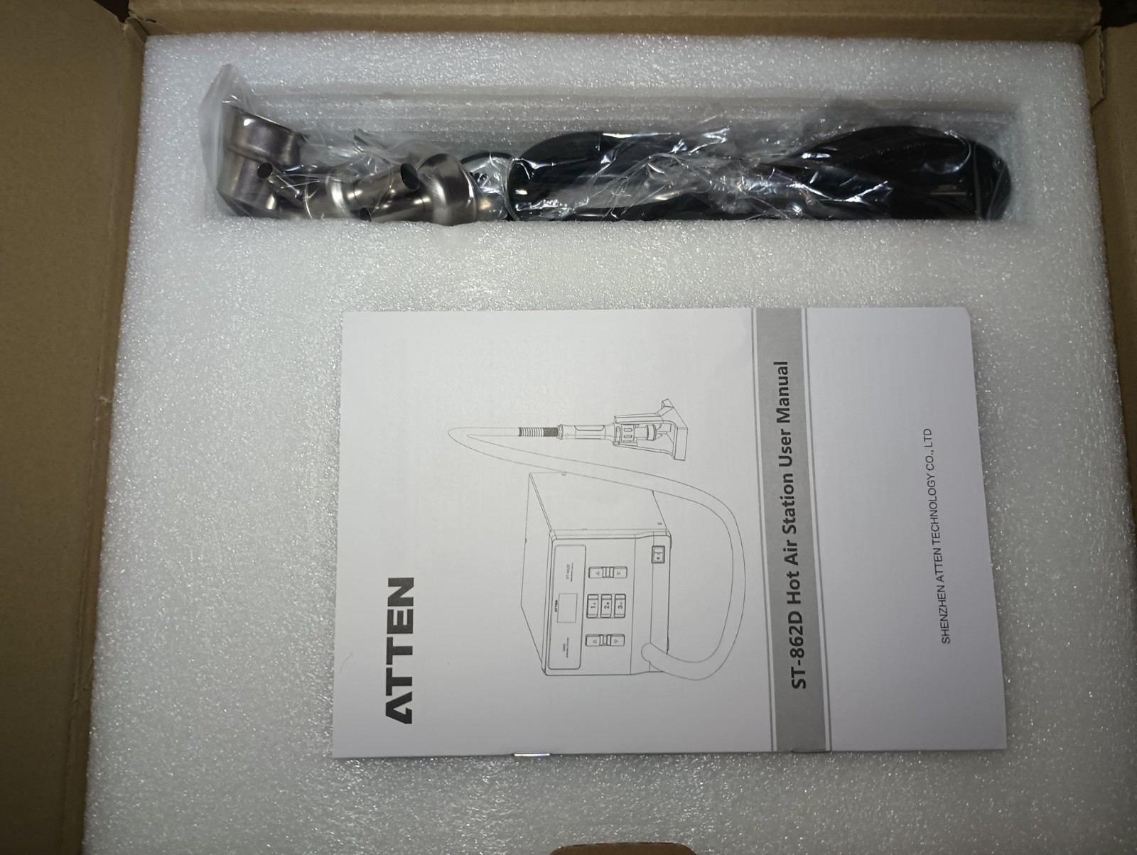 ATTEN St-862D 1000W Hot Air Digital Display Desoldering  Rework Station