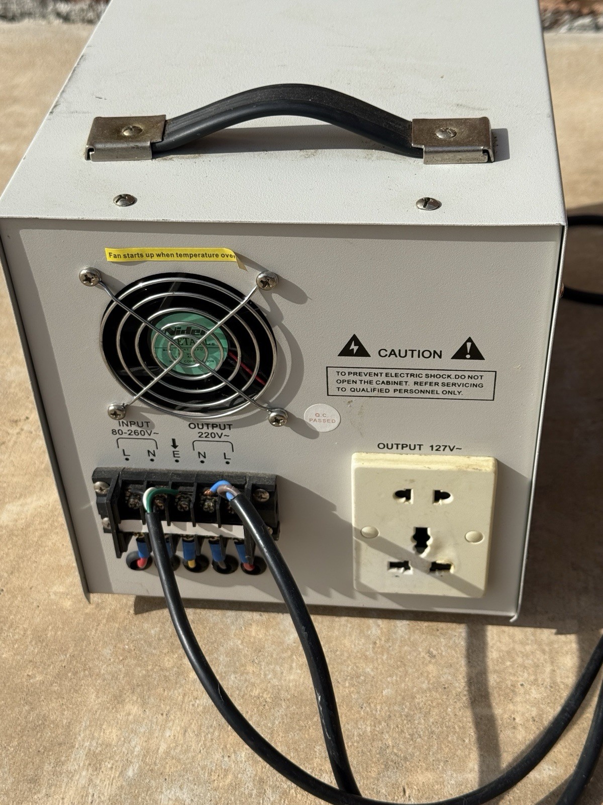 Shams AC Automatic Voltage Regulator IC-500 +Cord 3000VA 80-260v~ 127v~ 220v~