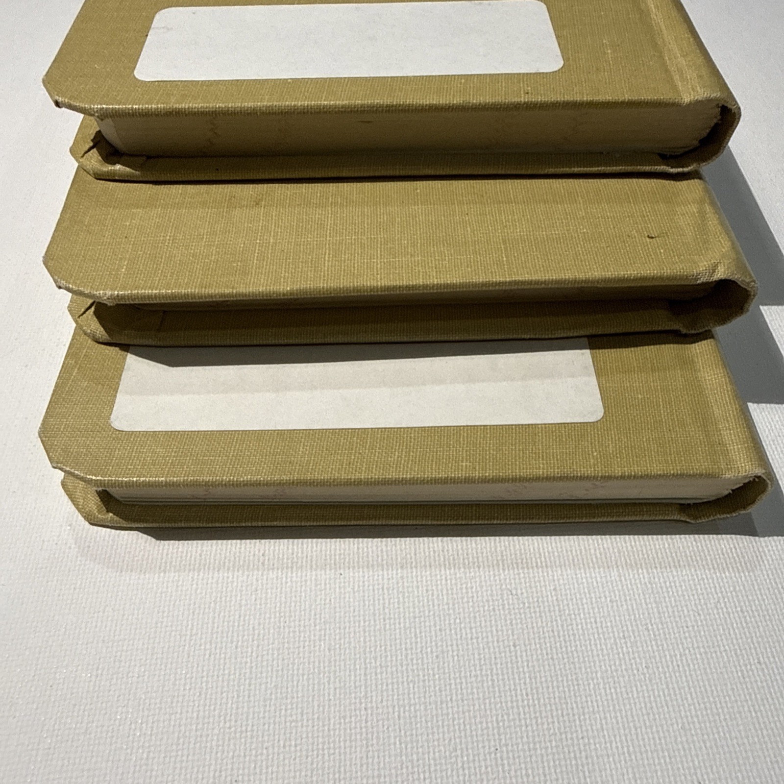Vintage Boorum & Pease Memo Books No. 6558 Set Of 3 Notebook 7×4.5 Inch Tan