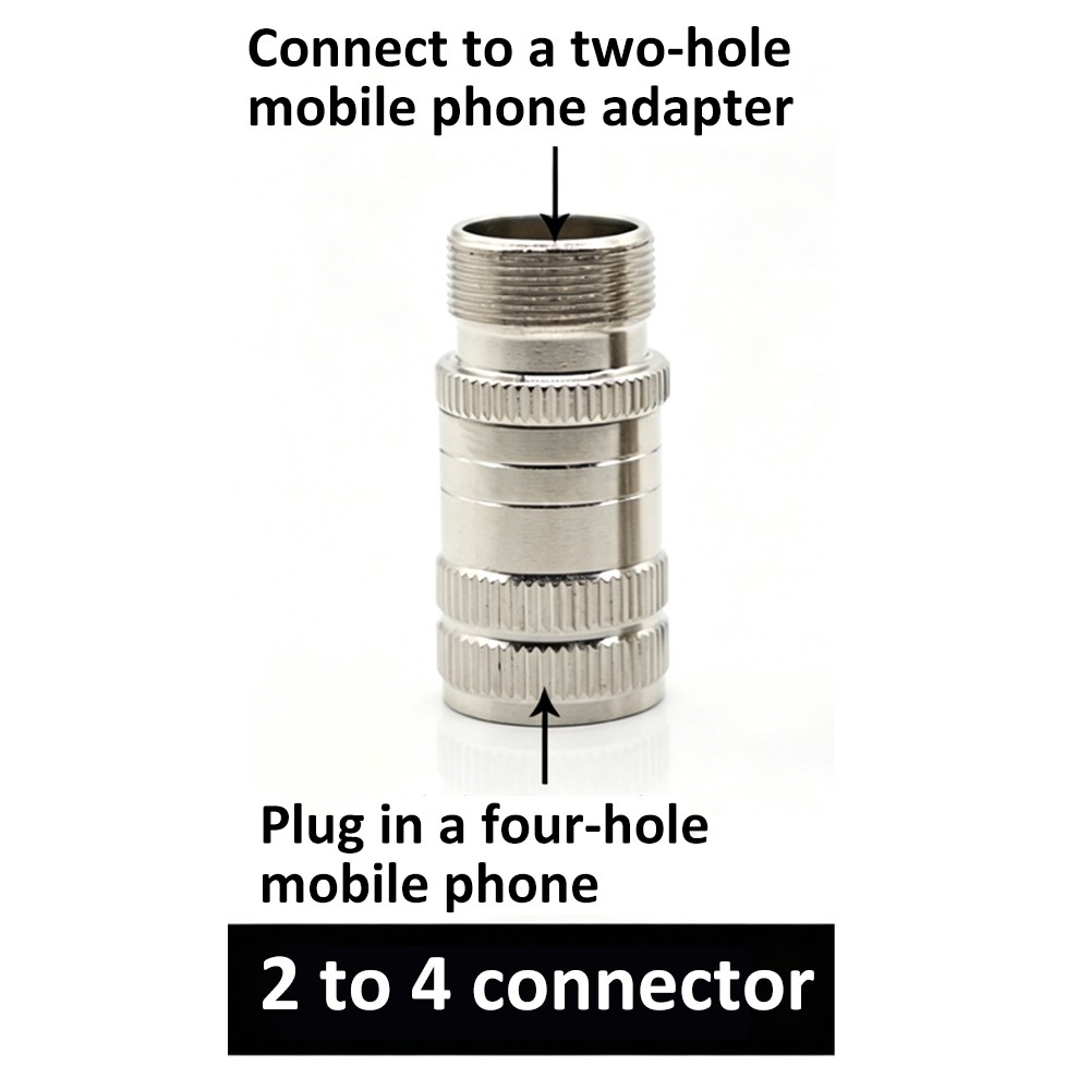 1/5PCS Dental Adapter Changer Connector for High Speed Handpiece 2 to 4 Hole