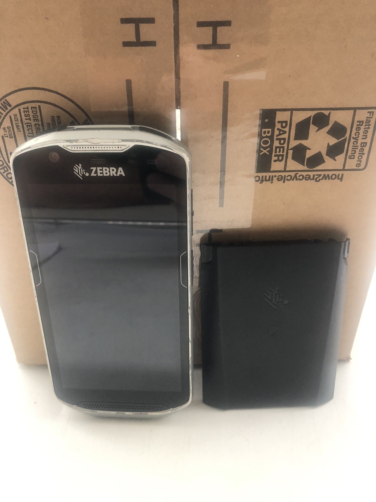 Zebra TC57HO Handheld Mobile Computer Barcode Scanner w/Battery UNTESTED *