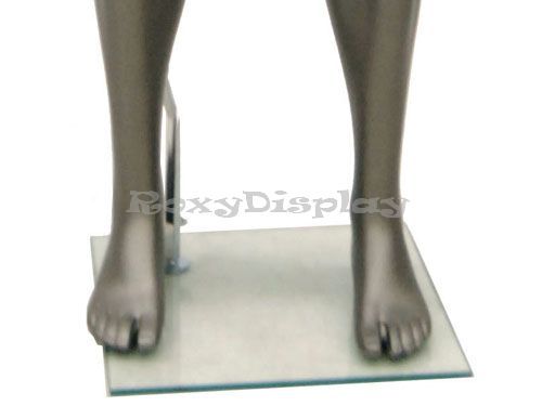 Male Fiberglass EggHead Mannequin Dress Form Display #MZ-AE05