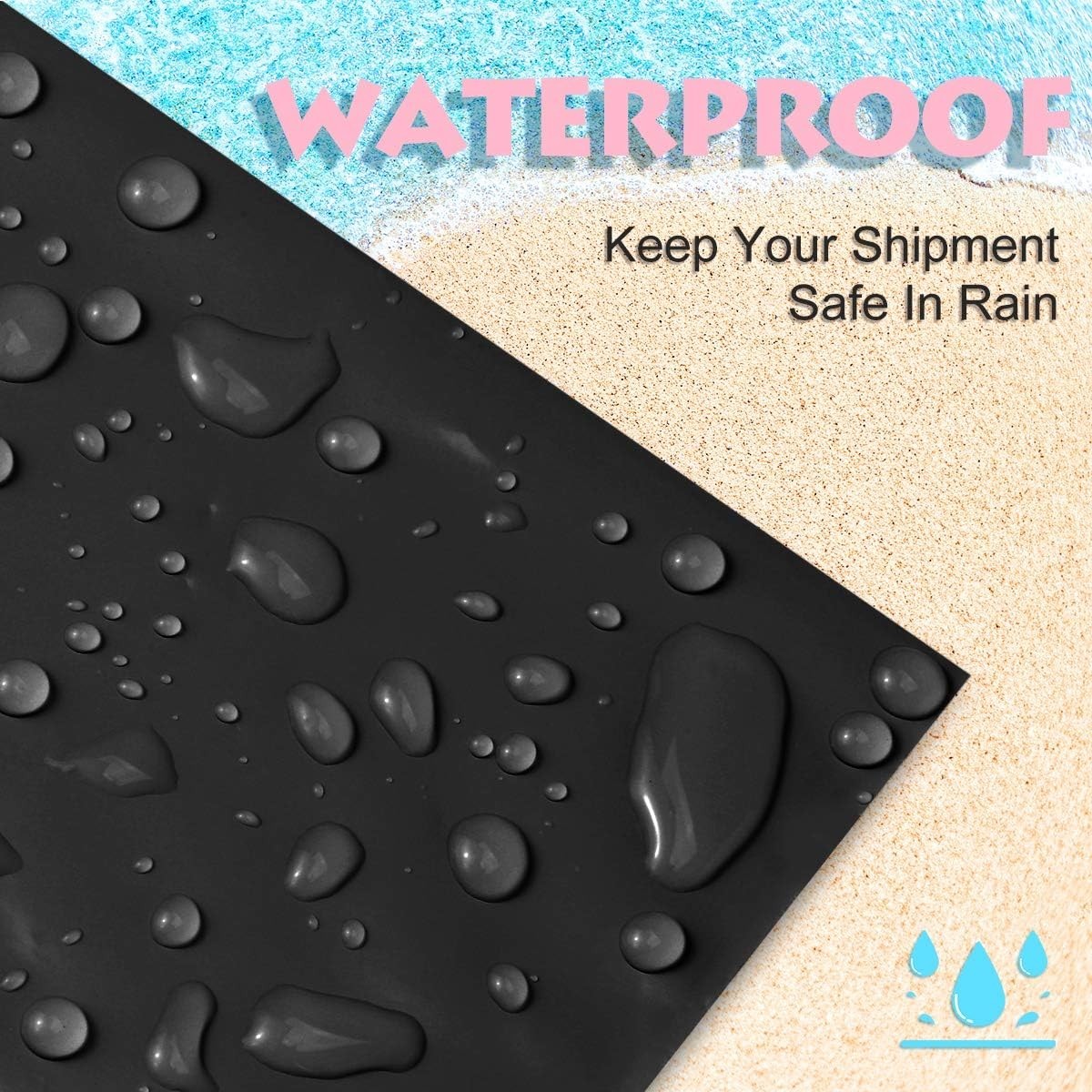 200 Pack 10×13 Inch Black Poly Mailers – Self-Seal, Waterproof, Durable Shipp…