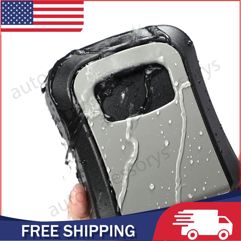 4 Digit Key Safe Lock Box Combination Wall Mount Security Storage Case Organizer