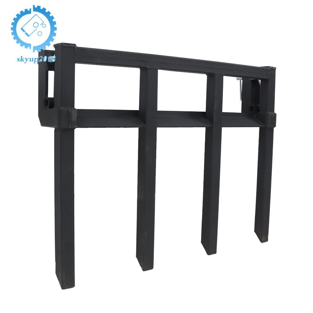 42″ Clamp On Heavy Debris Fork 2500 Lbs Universal For Tractor Skid Steer Buckets