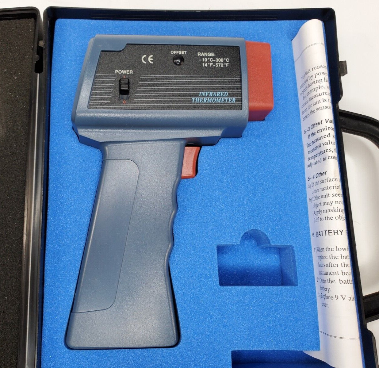 Tenma 72-6748 Handheld Infrared Thermometer -10°C-300°C 14°F-572°F