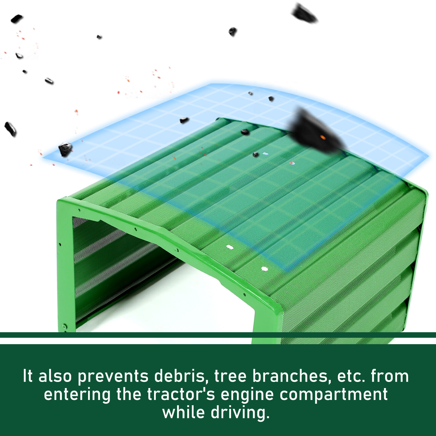 Front Green Grille Guard For John Deere 755 855 955 Tractor #AM107864