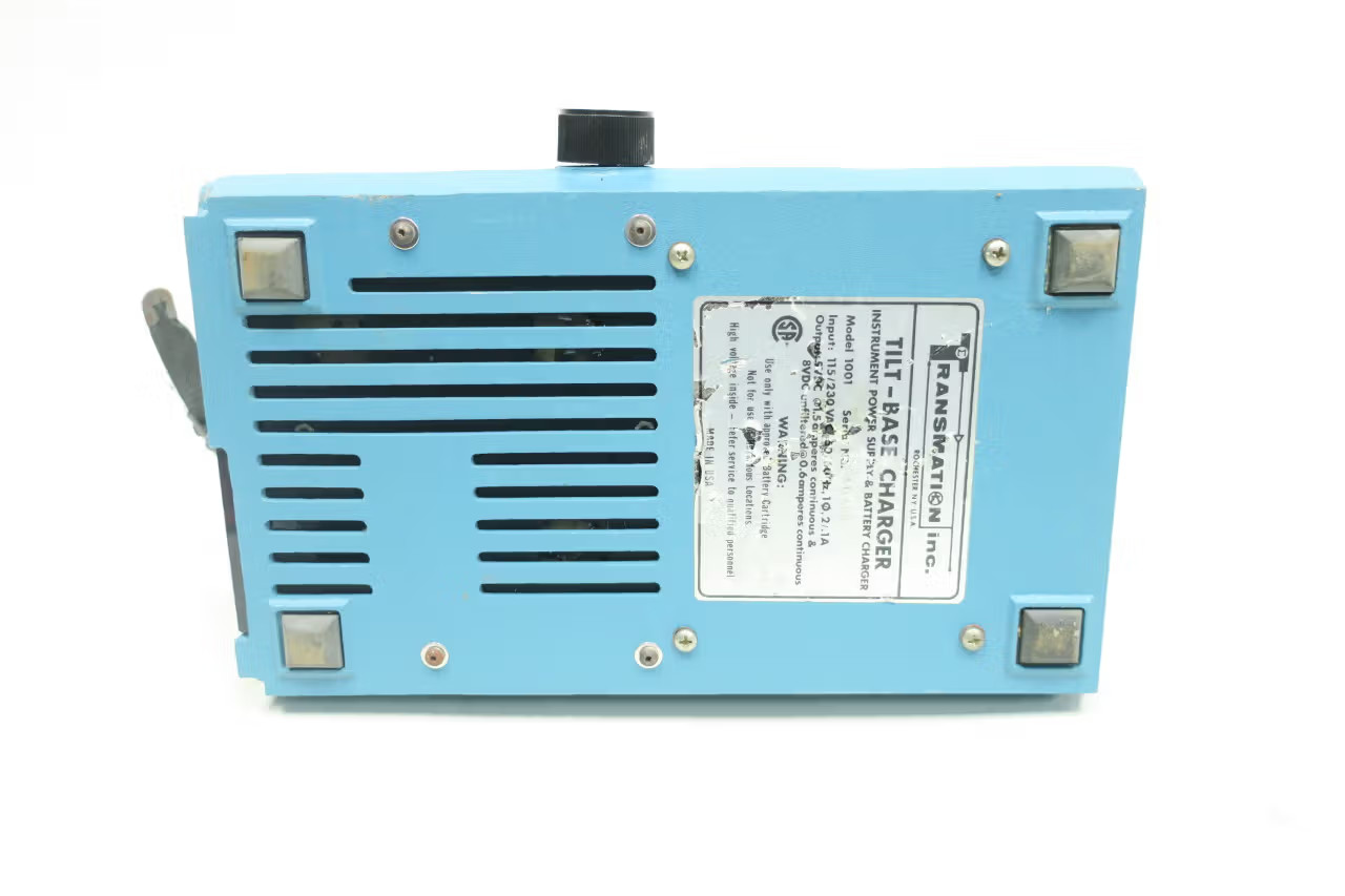 Transmation 1001 115/230v-ac 8v-dc Tilt-base Instrument Power Supply Charger