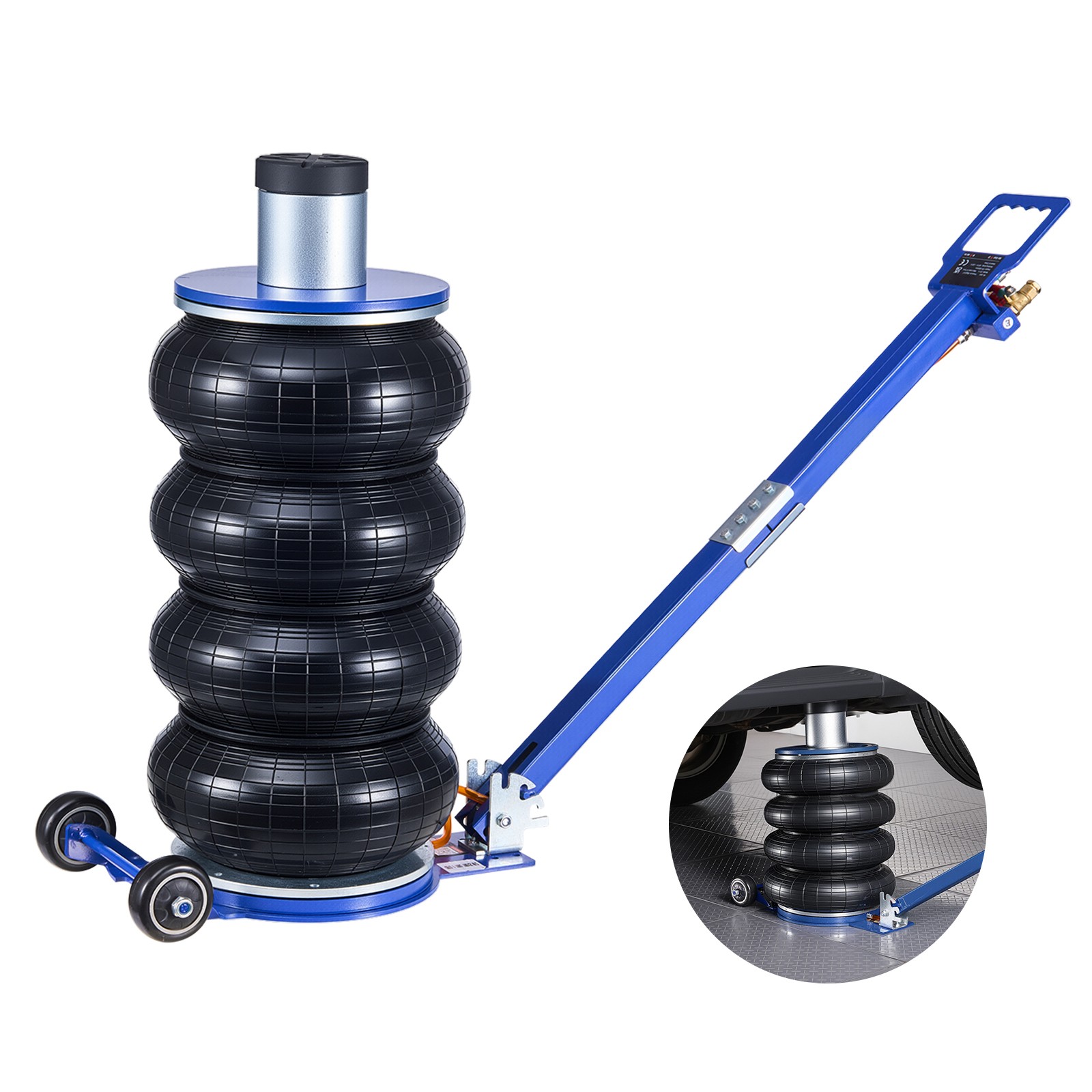 Air Jack,6 Ton/13227 lbs Airbag Jack, Lift Up to 26.5” with Heightened Column