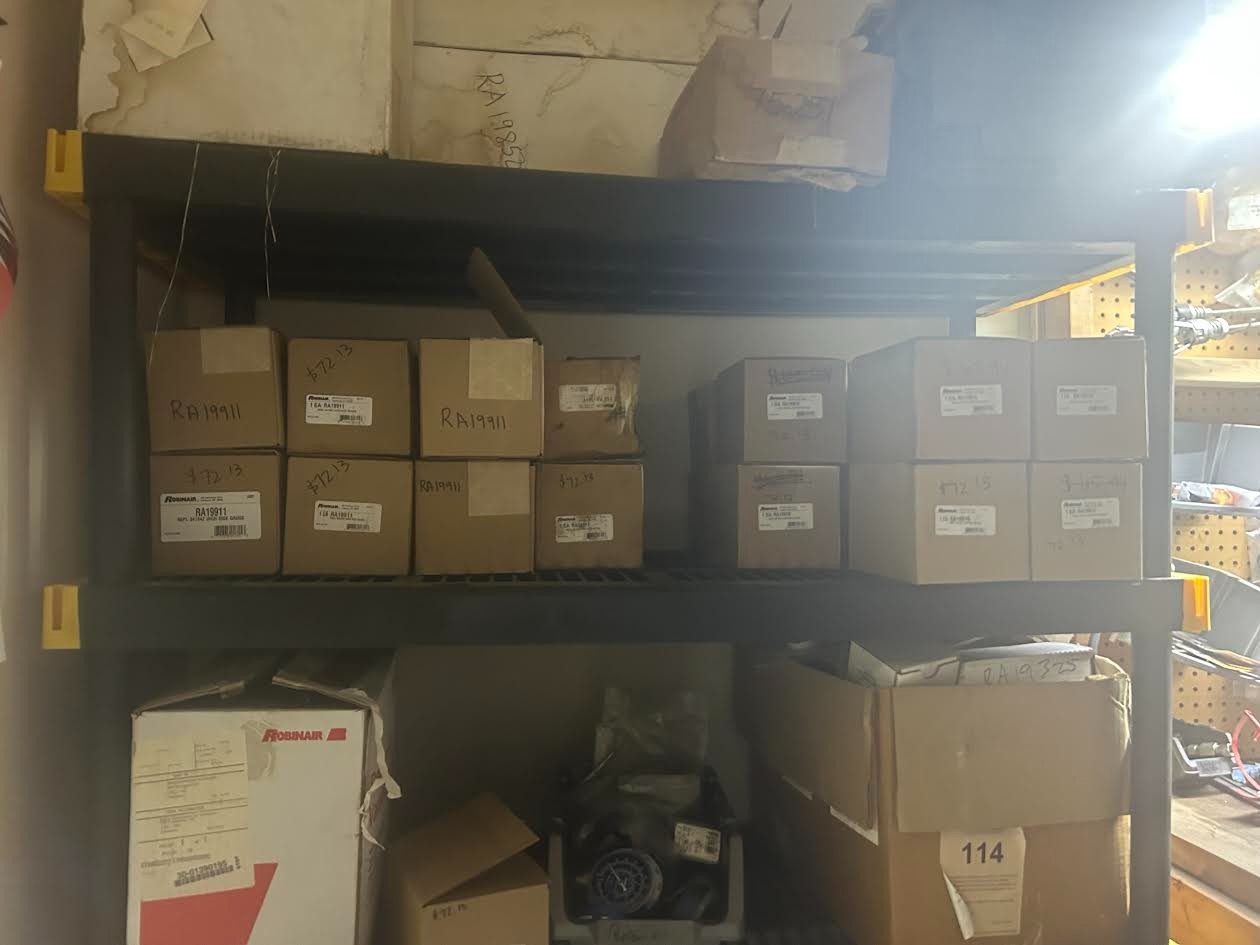 robinair parts – in box – for all models (even some discontinued)