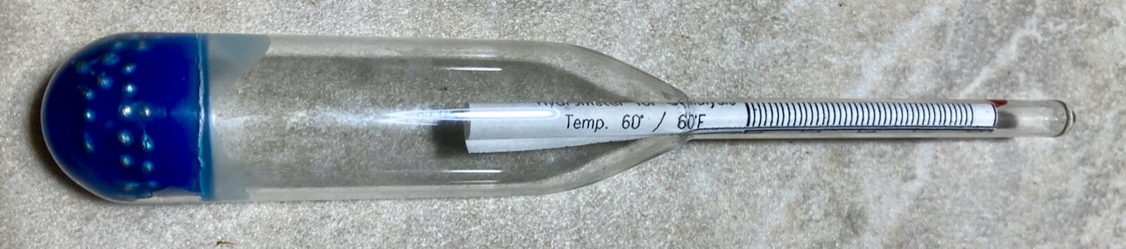 Fisherbrand Hydrometer for Midget Urinometer Cat. No. 22-274-217
