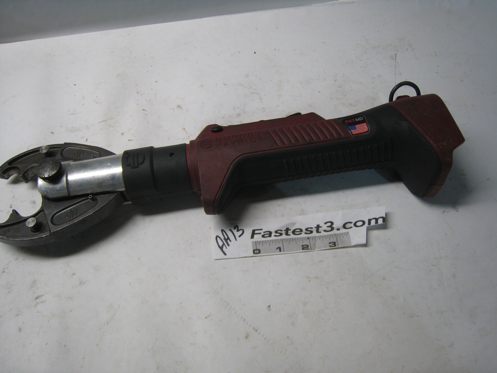 Burndy Hydraulic MD PAT Patriot handheld Crimper 6 Ton PATMD with light