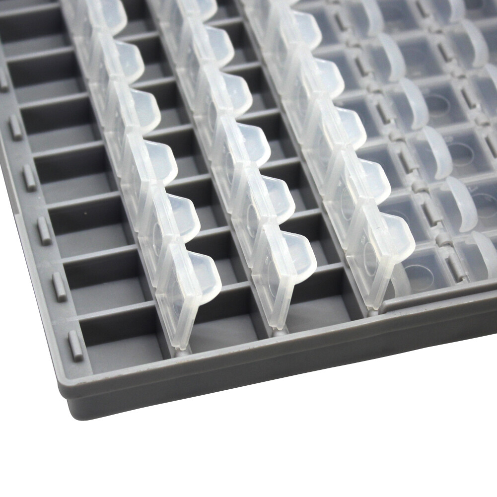 BOX-ALL-144 tiny components surface mount parts Organizer Storage lids