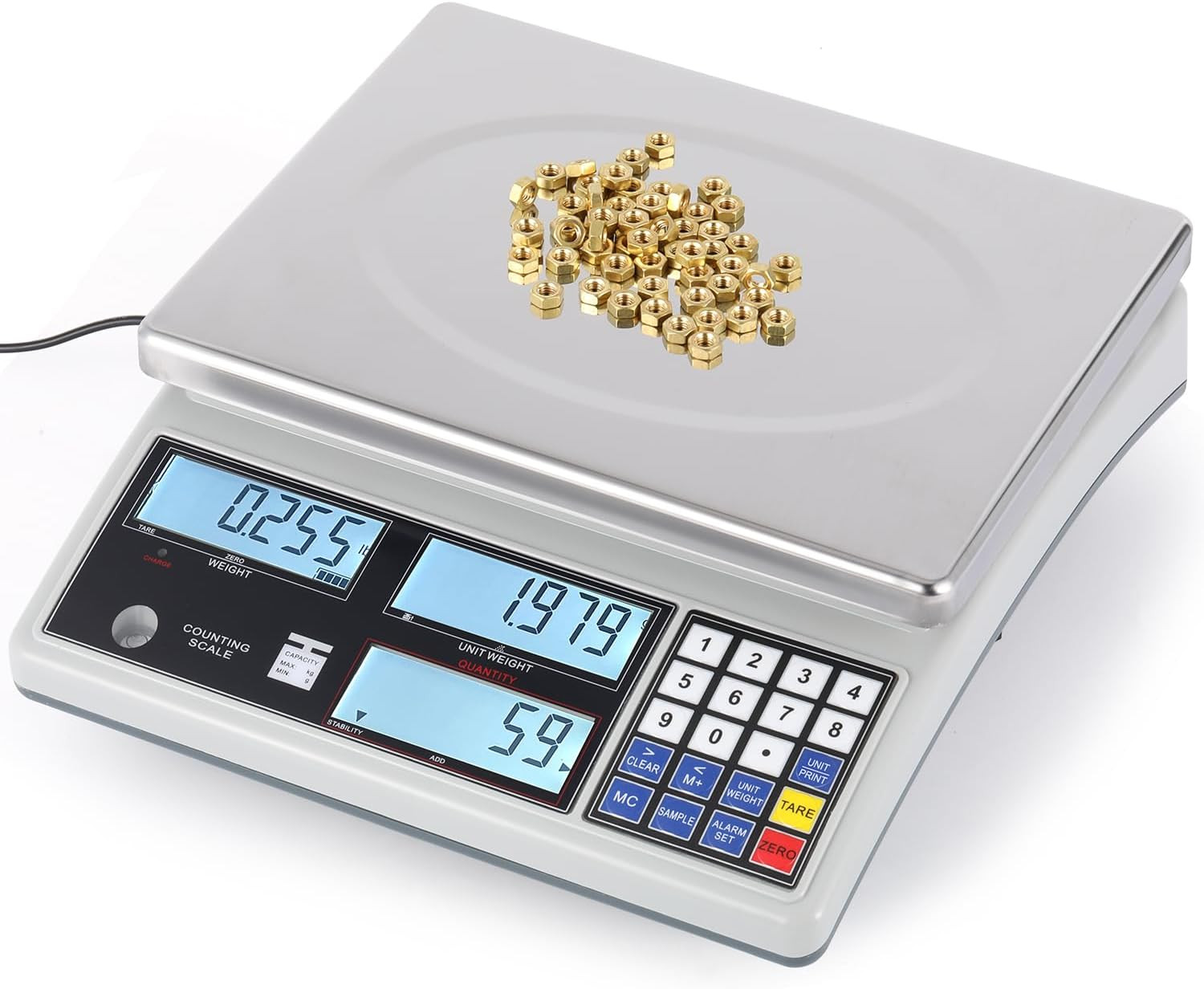 Industrial Counting Scale Digital Scale for Parts and Coins Kg/G/Lb Electronic G