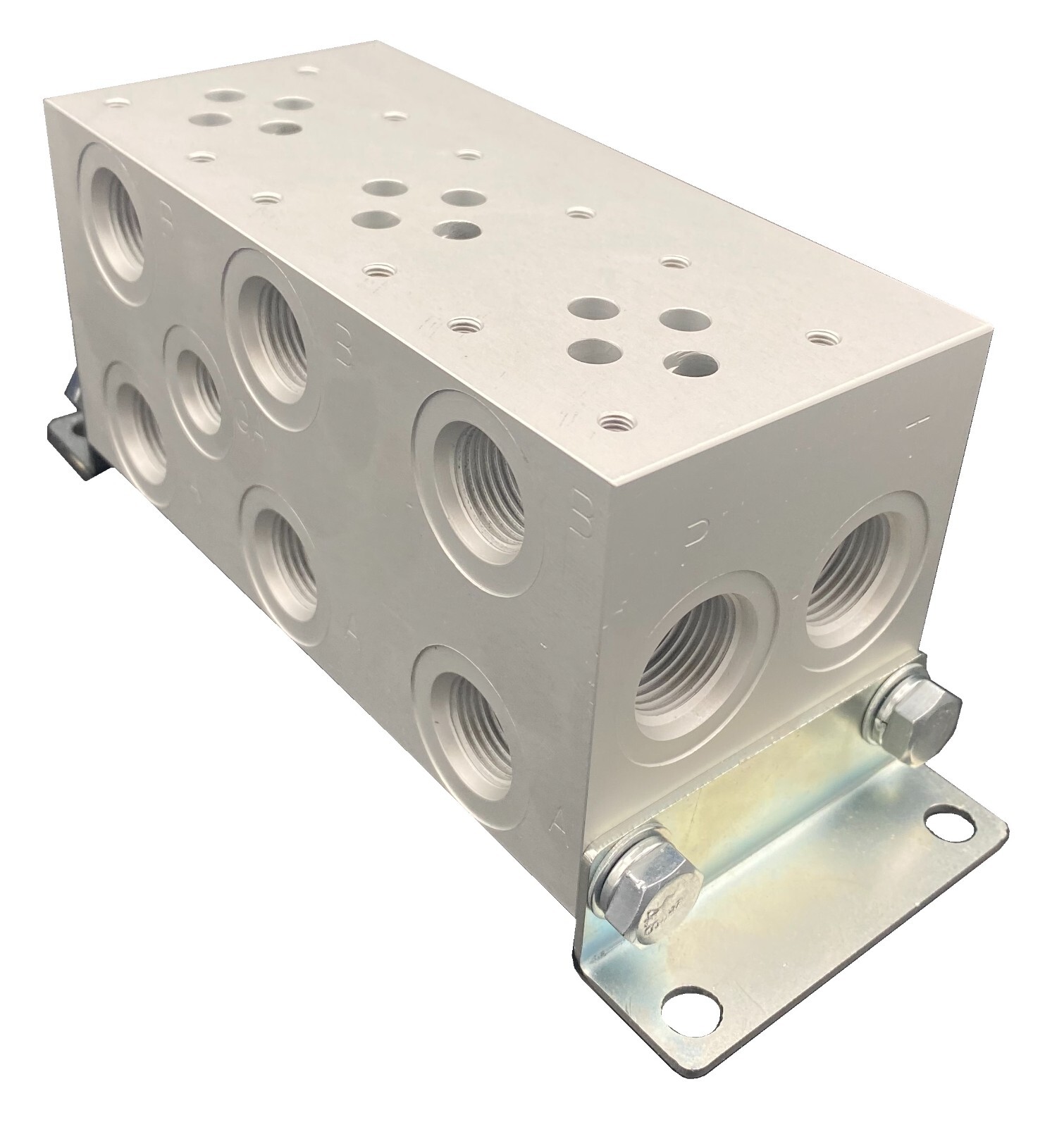 Hydraulic Valve Parallel Manifold Alum. D03 NG6 Cetop 3 pattern 1-5 Station MPA6