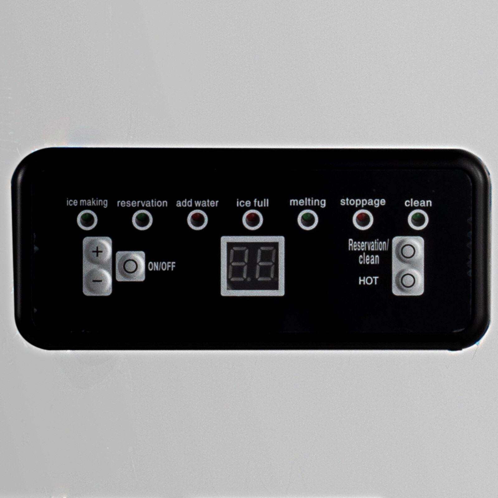132lbs Built-in Commercial Ice Maker Stainless Steel Freestanding Cube Machine