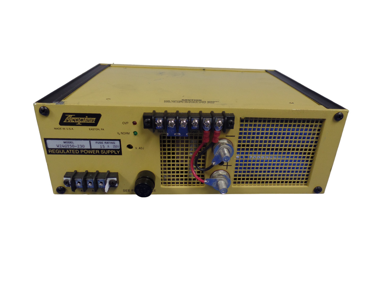 Acopian W24GT50-230 Regulated Power Supply 15 Amp 250 Volts – Free shipping