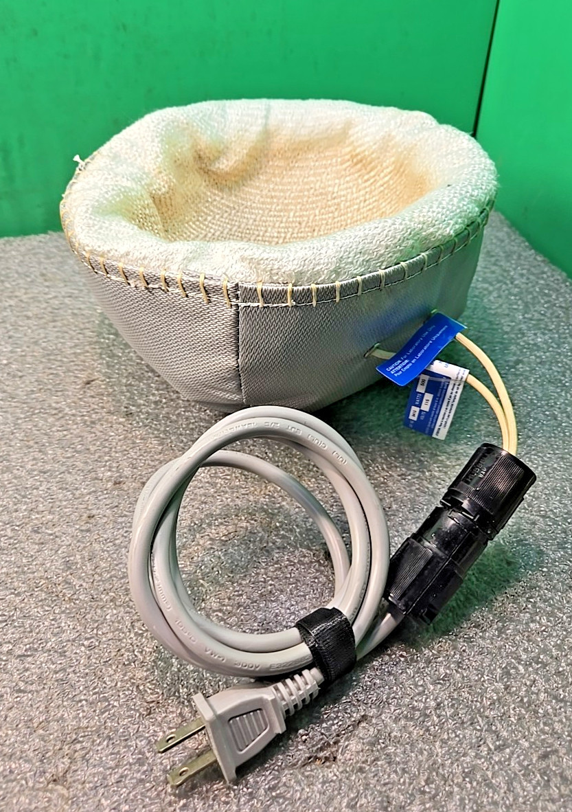 GLAS-COL 0410 2L 2000ml Fabric Round Bottom Heating Mantle 500W w/ Cord |TESTED