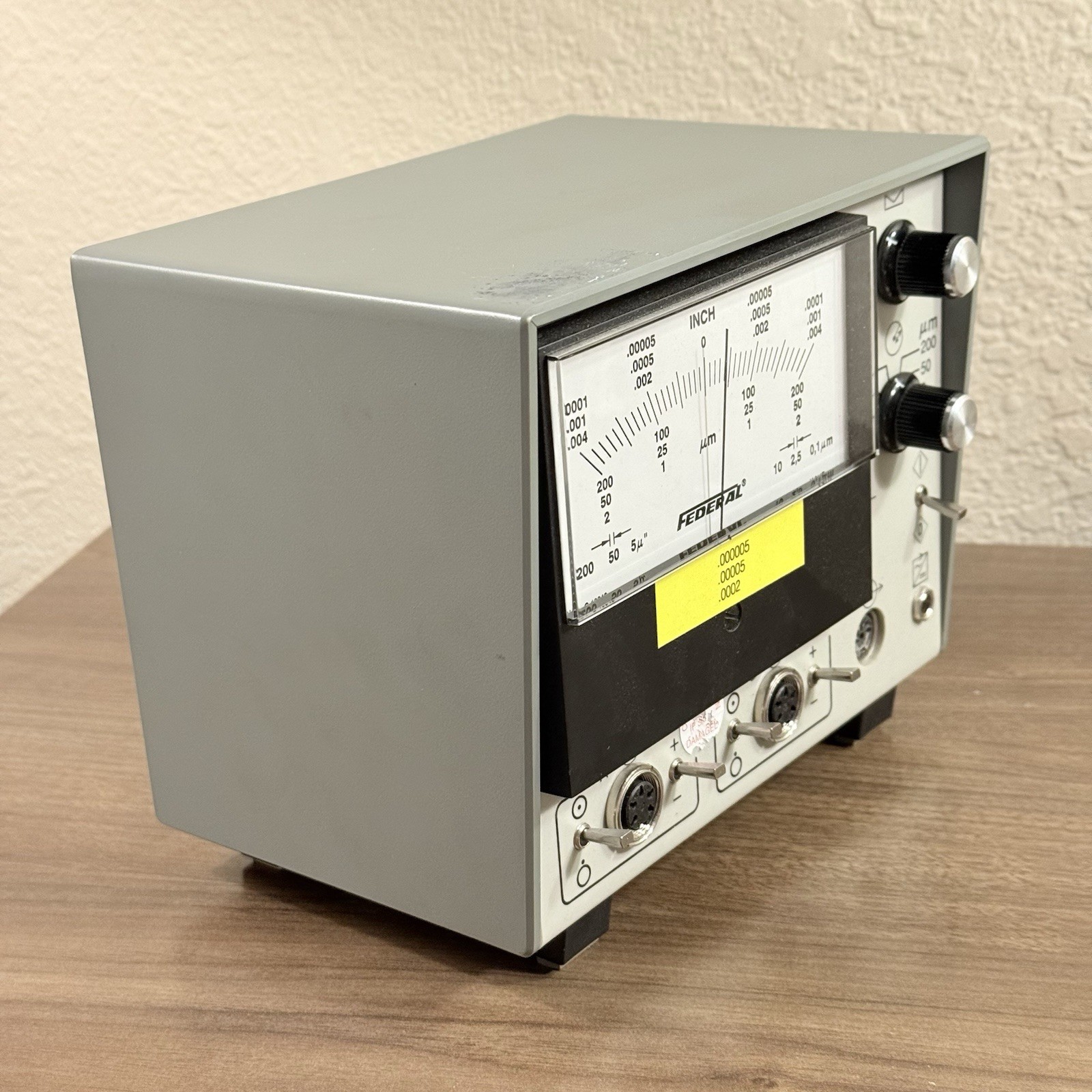 Mahr Federal Electronic Precision Gauge Amplifier w/ Solartron Probe EAS-3031