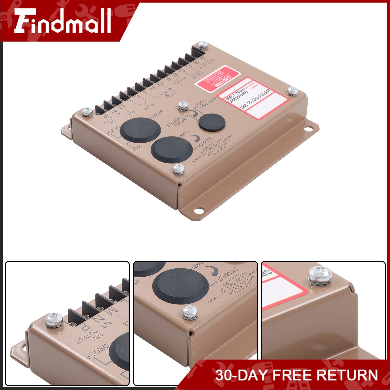 Findmall ESD5520E Governor Speed Control Unit for Diesel Generator Set