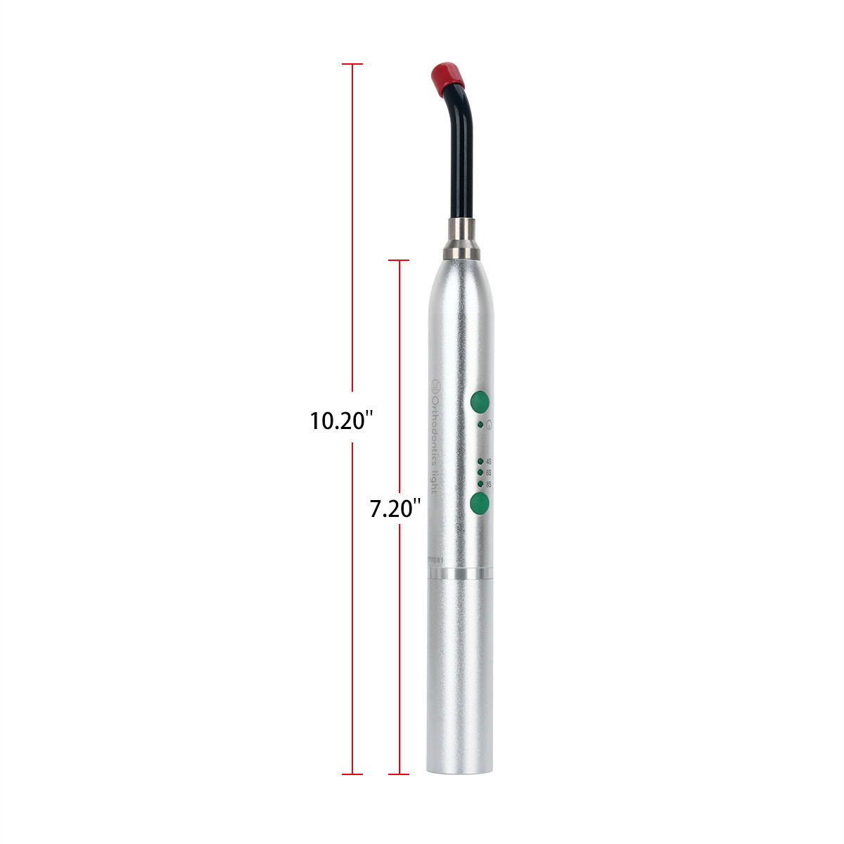 Lámpara luz curado LED inalámbrica dental Ortodoncia Curación rápida 2700m/cm2