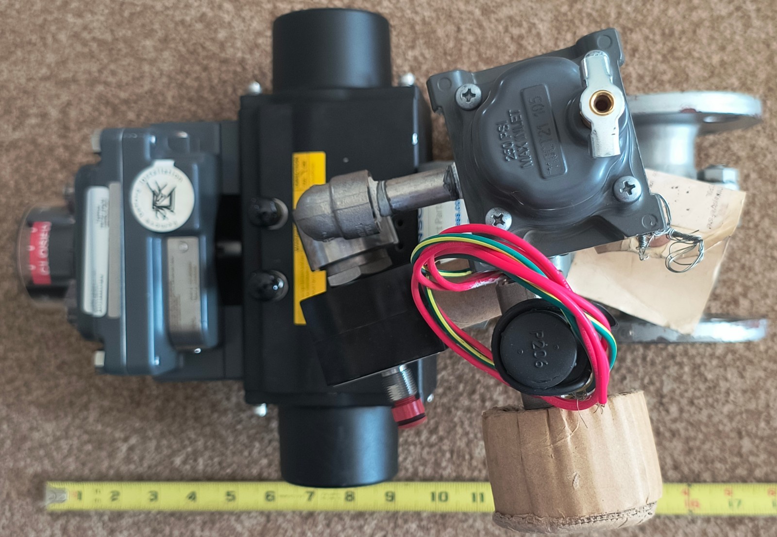 Emerson KTM 1″ EB162 Pneumatic Ball Valve Assembly Keystone F89 TopWorx ASCO NOS
