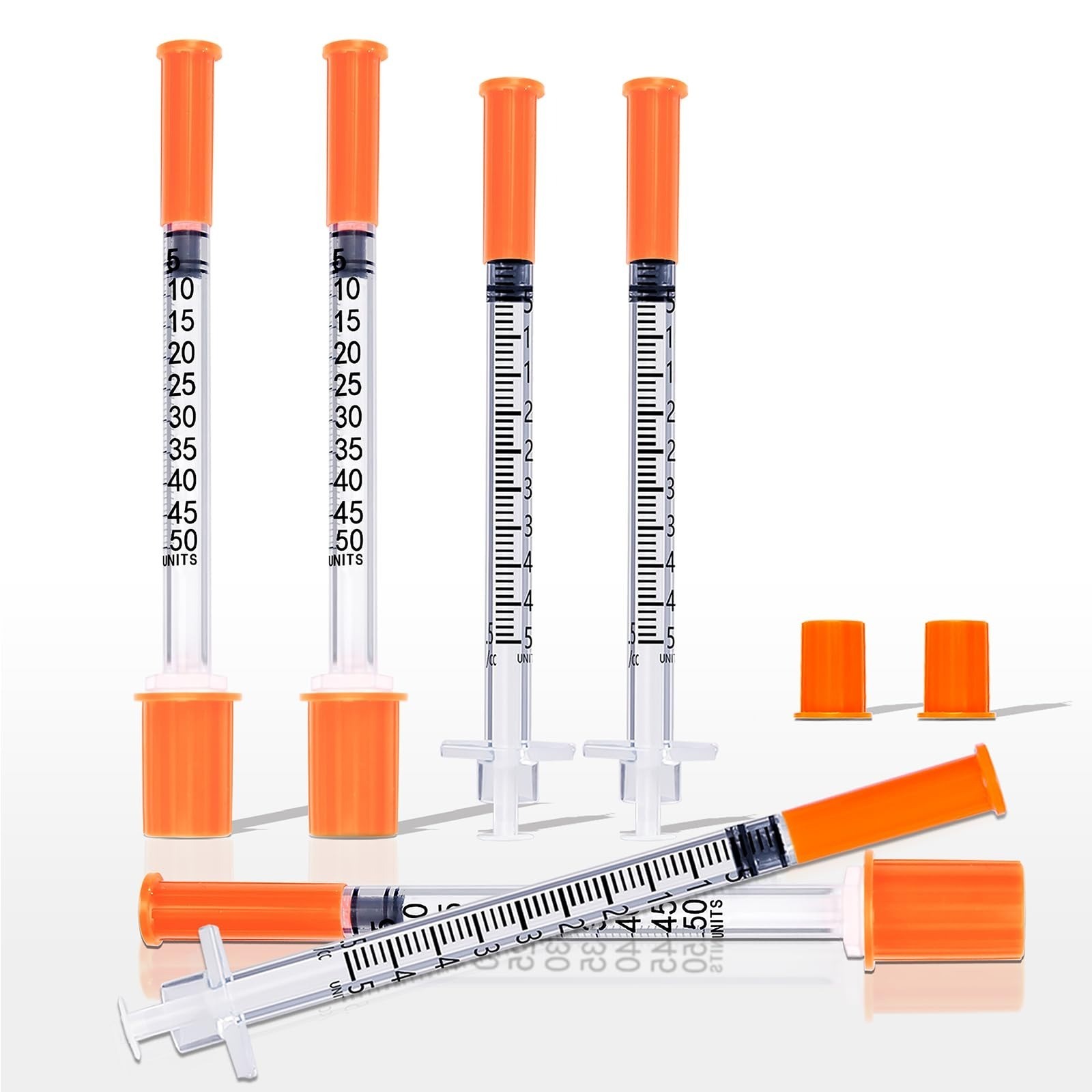 1ml 30G Syringe U-100 Lab Supplies 25 Pack Sterile Individually Wrapped