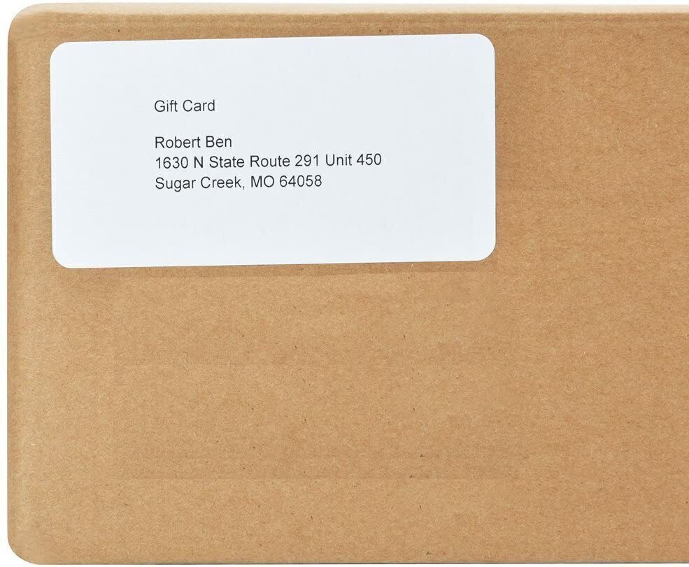 2″ x 4″ Shipping Address Labels for Laser Ink Jet Adhesive 10 UP 100-4000 Sheets