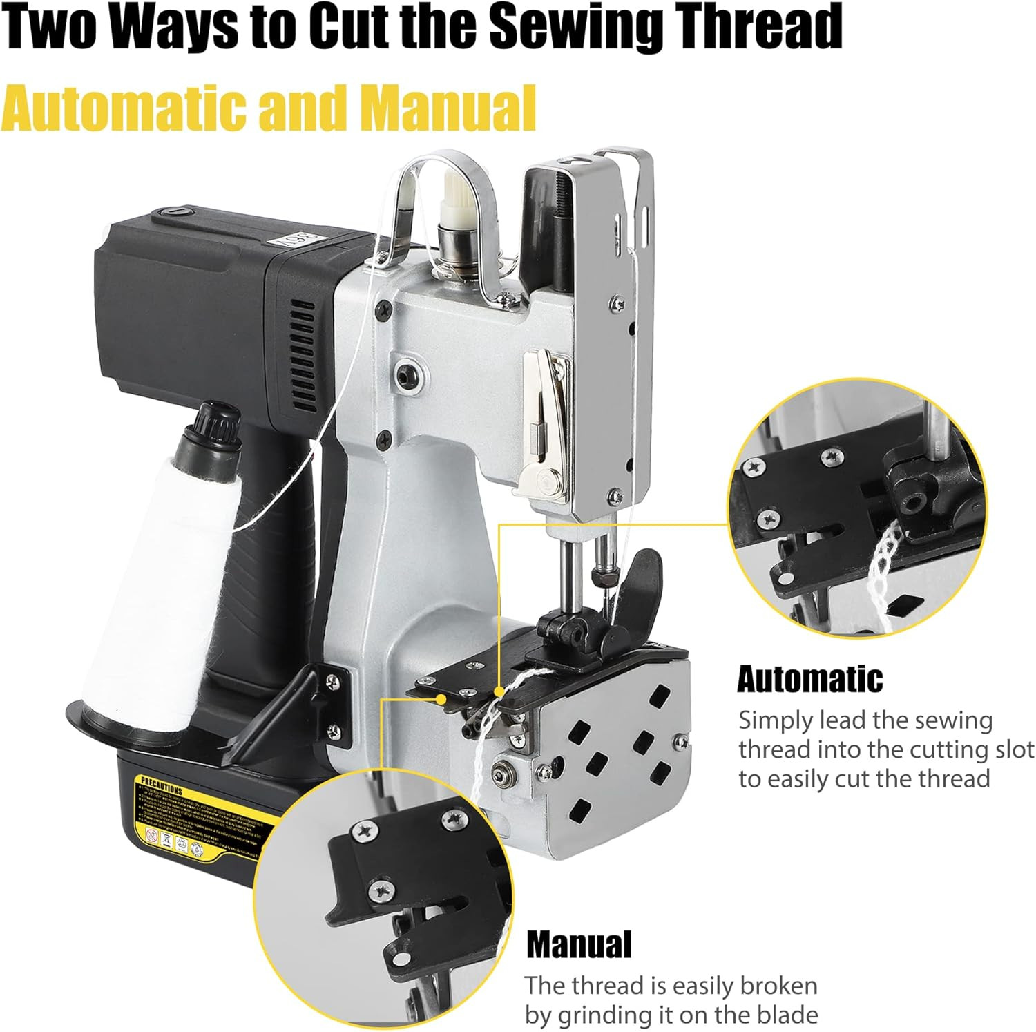 Cordless Bag Closing Machine 2S/Bag Bag Sewing Machine Cordless Portable Bag Sew