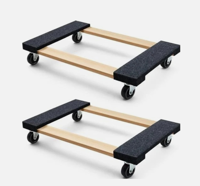 Simpli Magic 18″ X 30″ Hardwood Furniture Moving Dolly, Two Pack Free Shipping