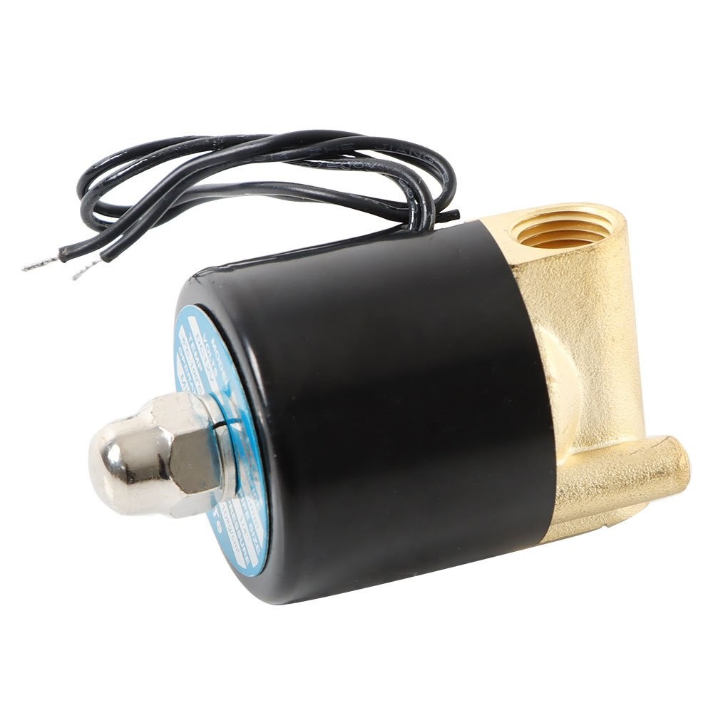 1/4 Inch Solenoid Valve Air Water DC DN8 N/C Gas Oil Normally Closed 12V