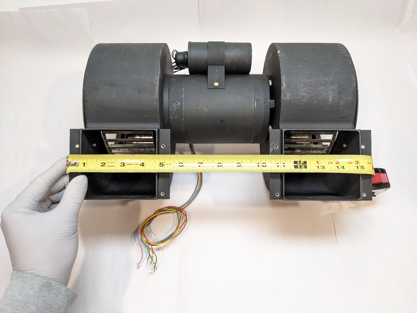 Eastern Air Devices B63B8D-1 Dual Squirrel Cage Centrifugal Blower 750CFM