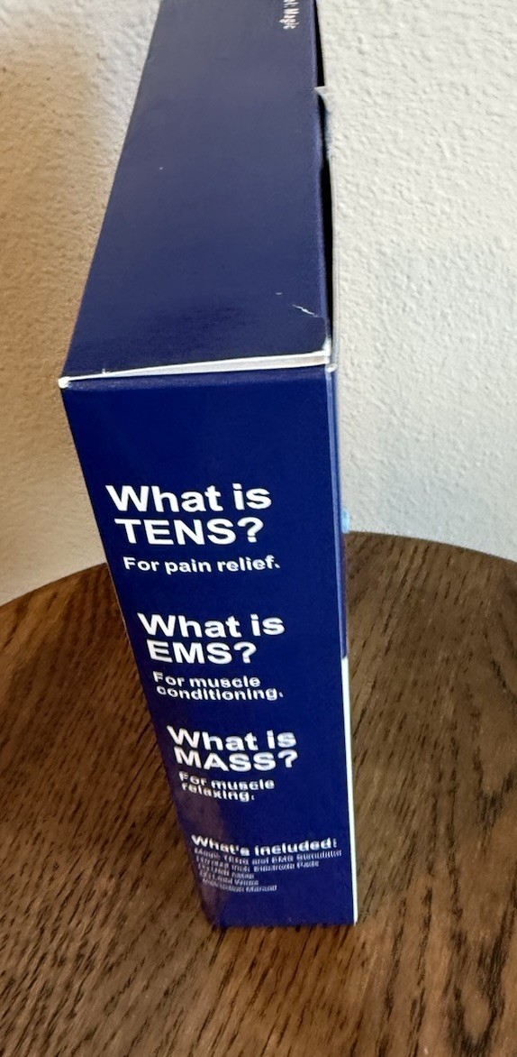 Nicwell Care 3 in 1 Combo TENS-EMS-MASSAGE Pain Relief Recovery New Open Box