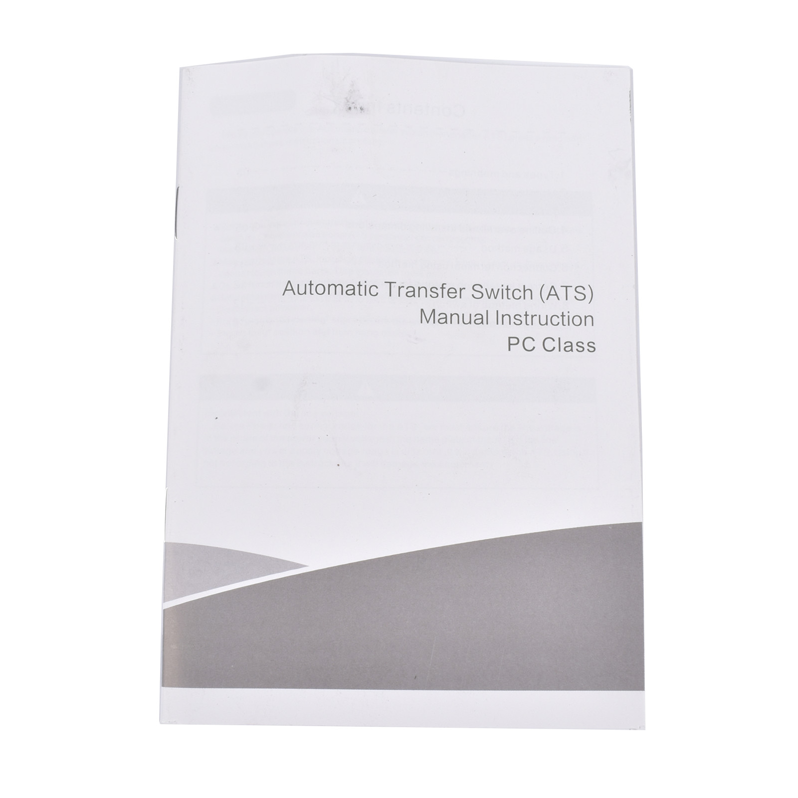 Industrial Automatic Transfer Switch 4P 100A 110V / 220V Auto or Manual Mode