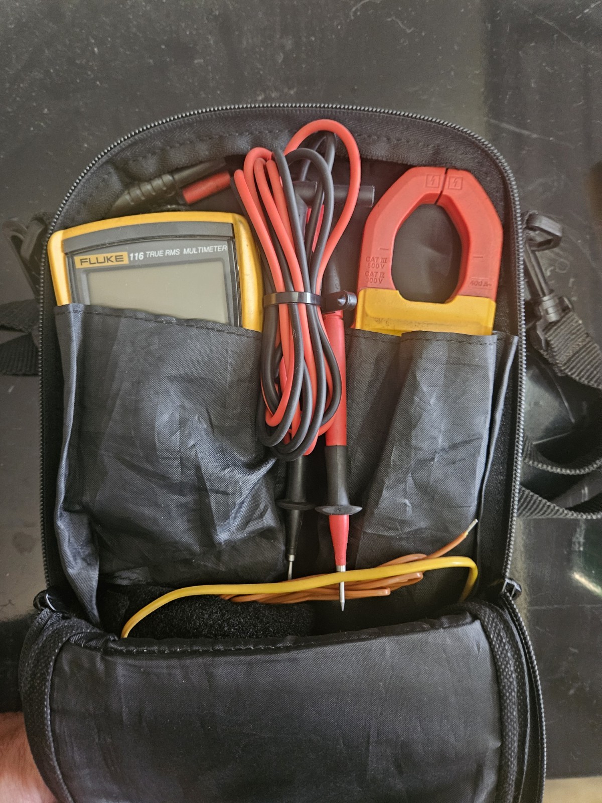 Fluke 116/323 HVAC Combo Kit and Klein Tools Multimeter and Clamp Meter