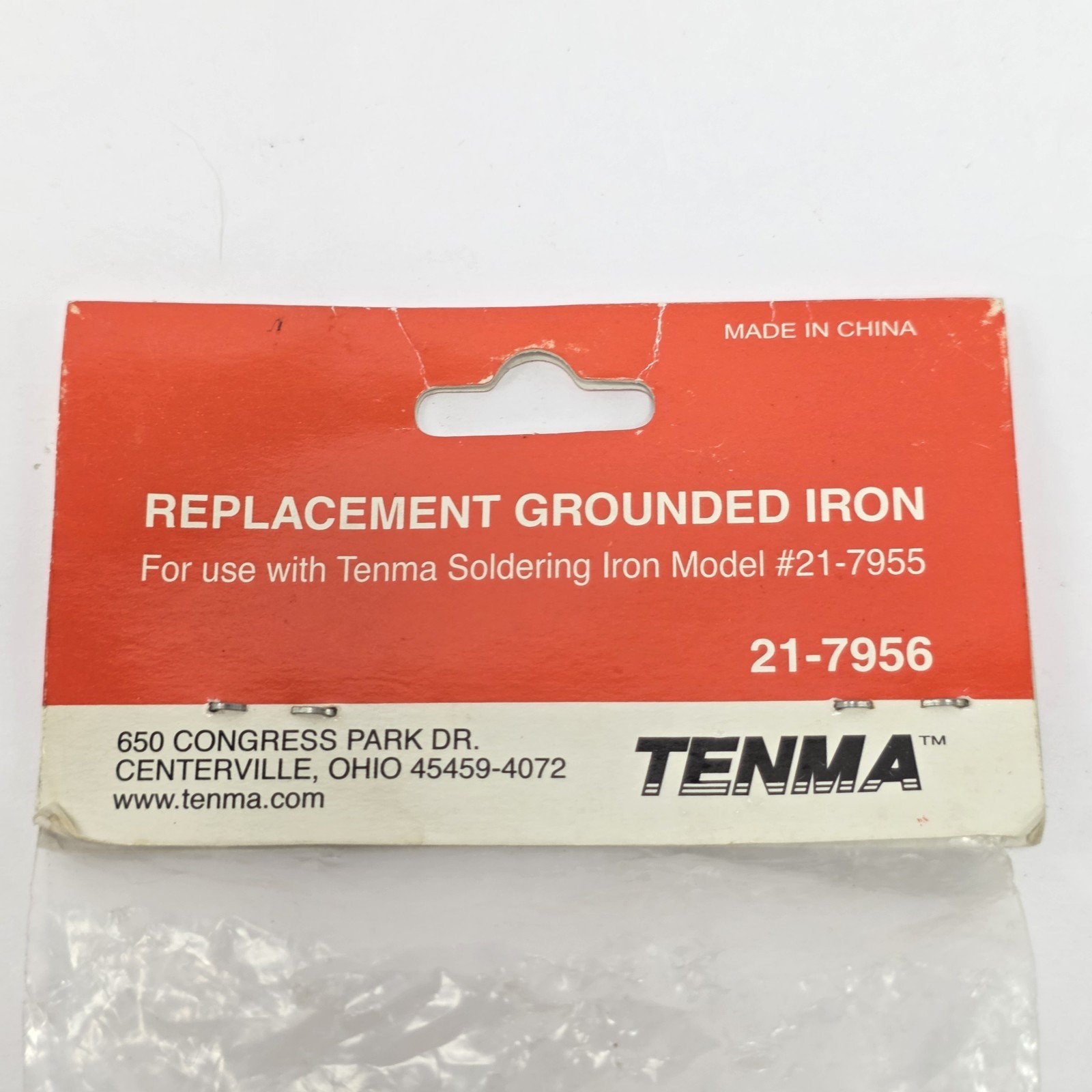 Tenma 21-7956 Replacement Grounded Iron For Soldering Station 21-7955 *AS IS*