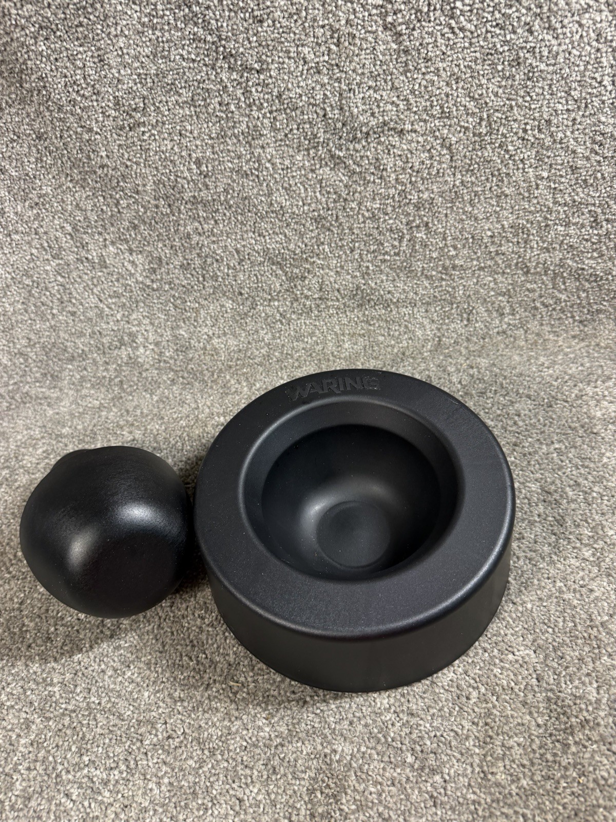 Waring Commercial Cac122 Waffle Bowl Mold Forming Tool With Pusher Black