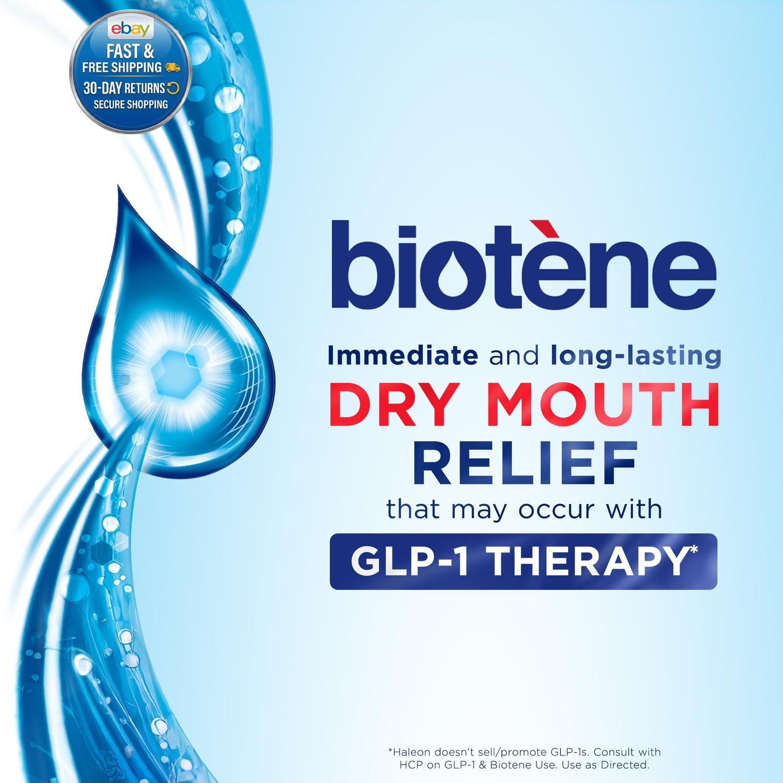 Moisturizing Gel, 1.5 oz | Alcohol-Free Dry Mouth Gel, Flavor-Free, Provides Up