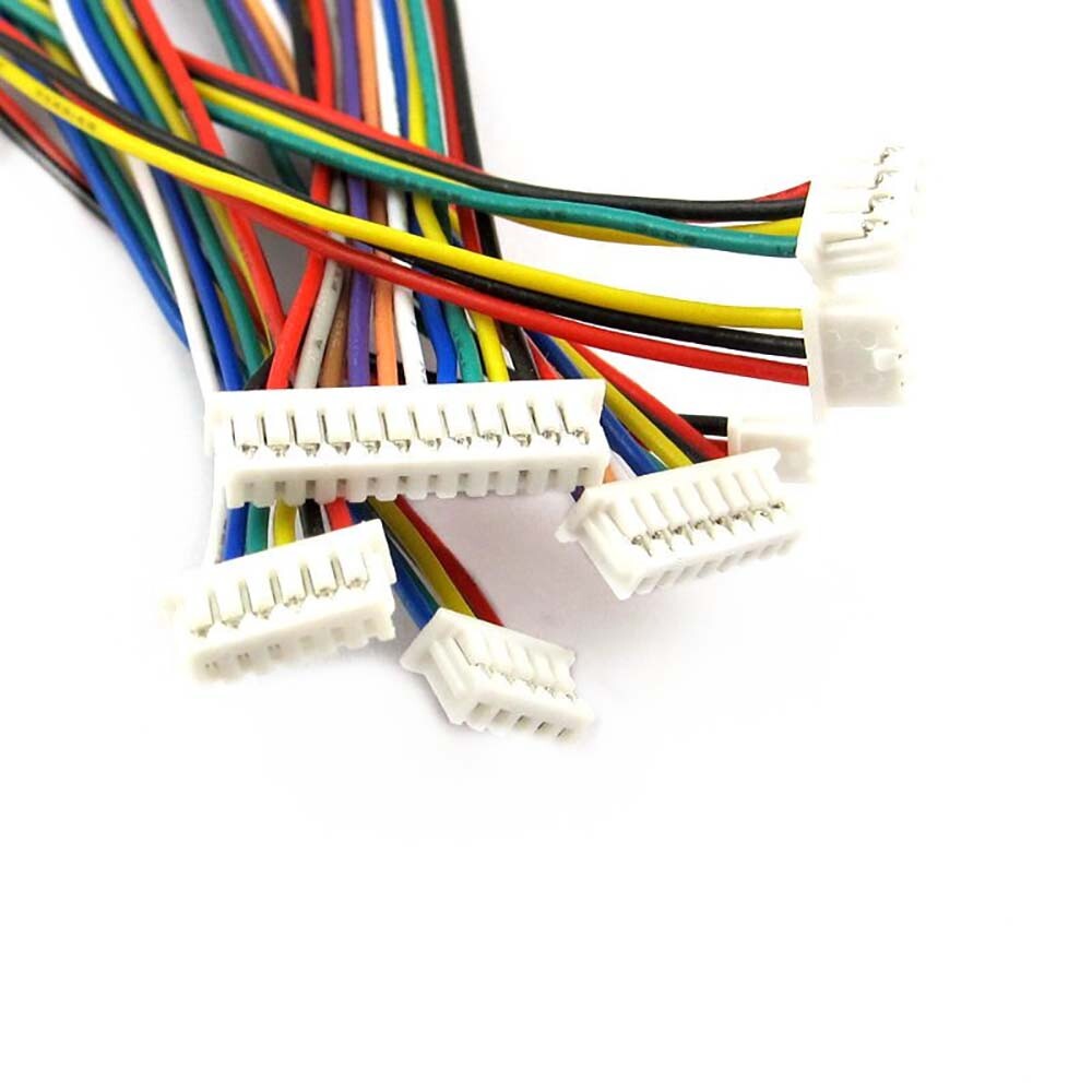 2.0 PH Connector Plug with Wires Cables 2/3/4/5/6/7/8/9/10/11/12 Pin 30 cm