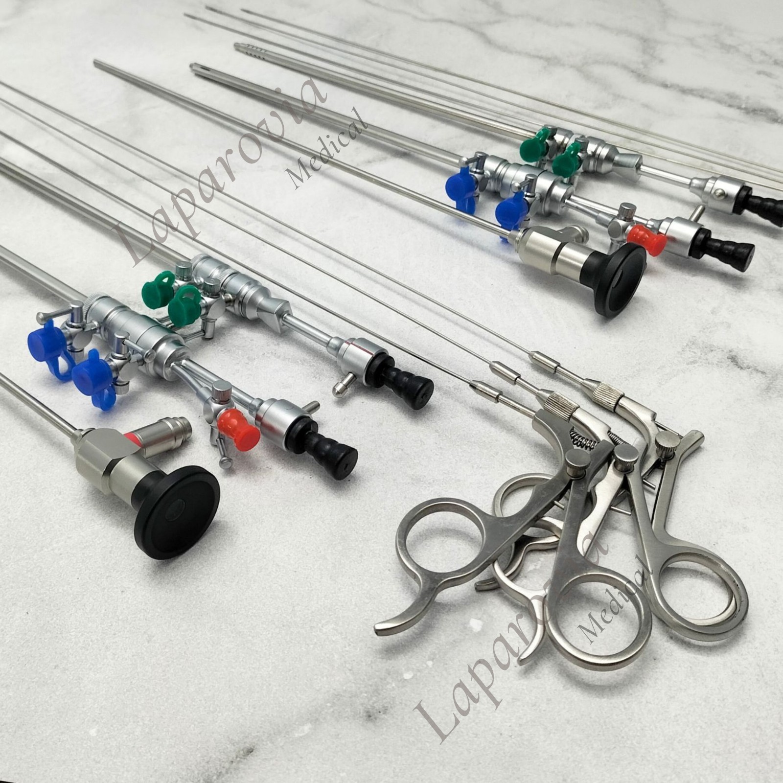 Reusable Hysteroscopy Instrument Set Semi Rigid Endoscopic Surgical Instruments