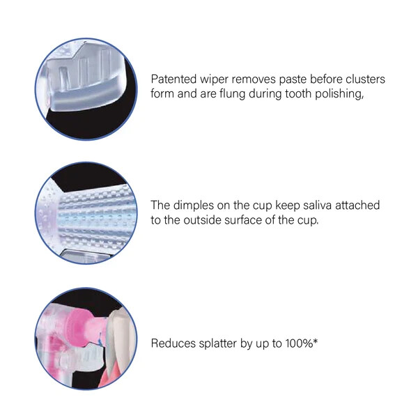 Pac-Dent AntiSplatr disposable prophy angle (Multi)