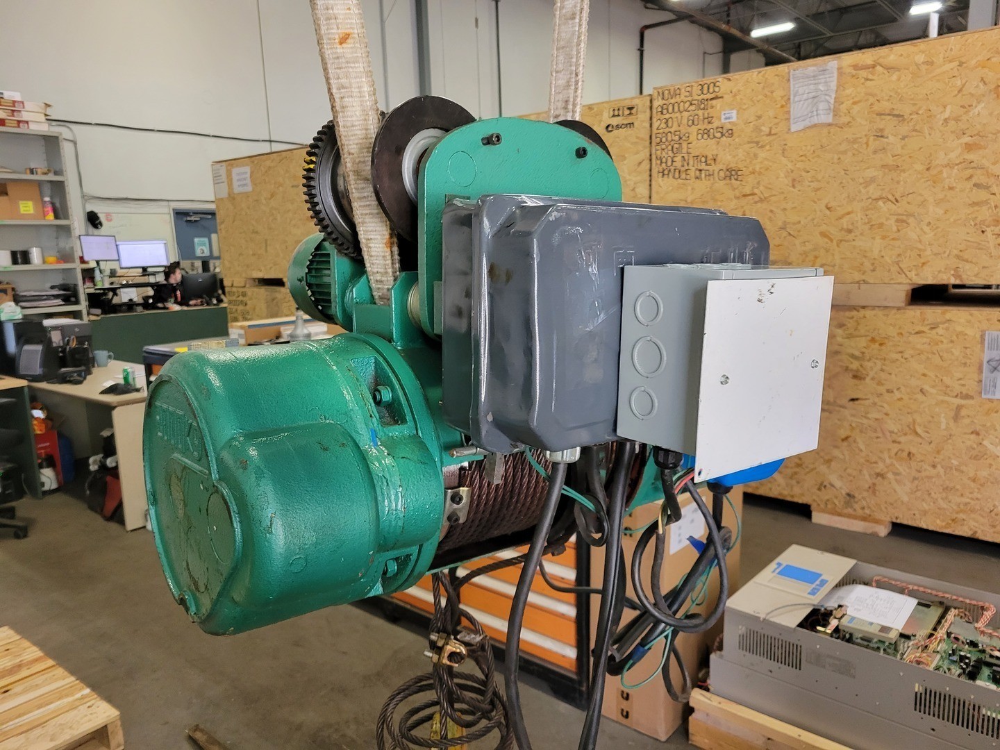 Generic 2 Ton Electric Cable Hoist Trolley Mounted
