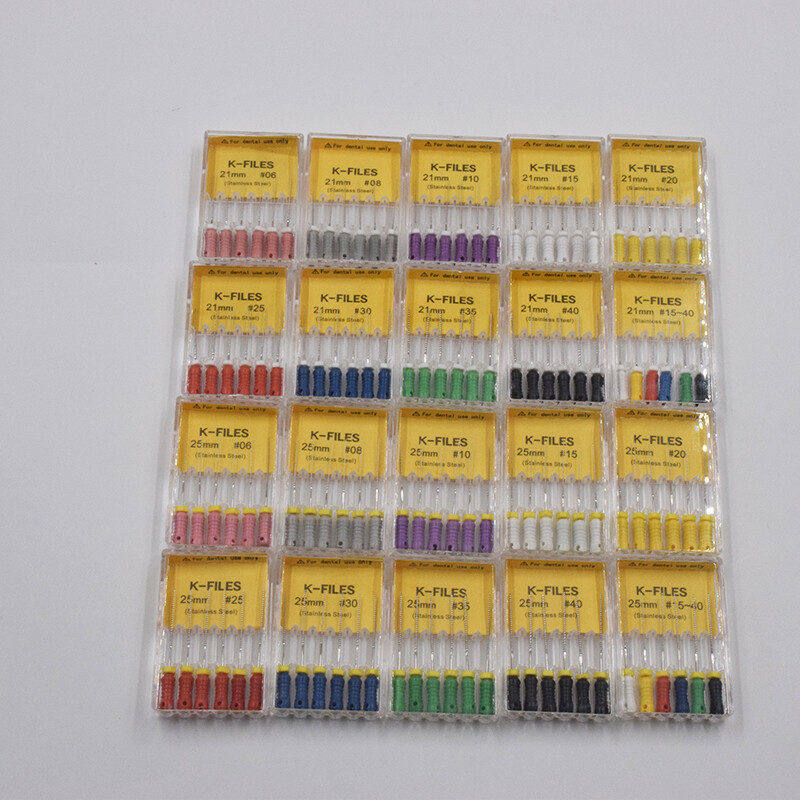 Dental H/K-Files 21/25/31mm Endodontic Instruments REAMERS Root Canal Hand Use