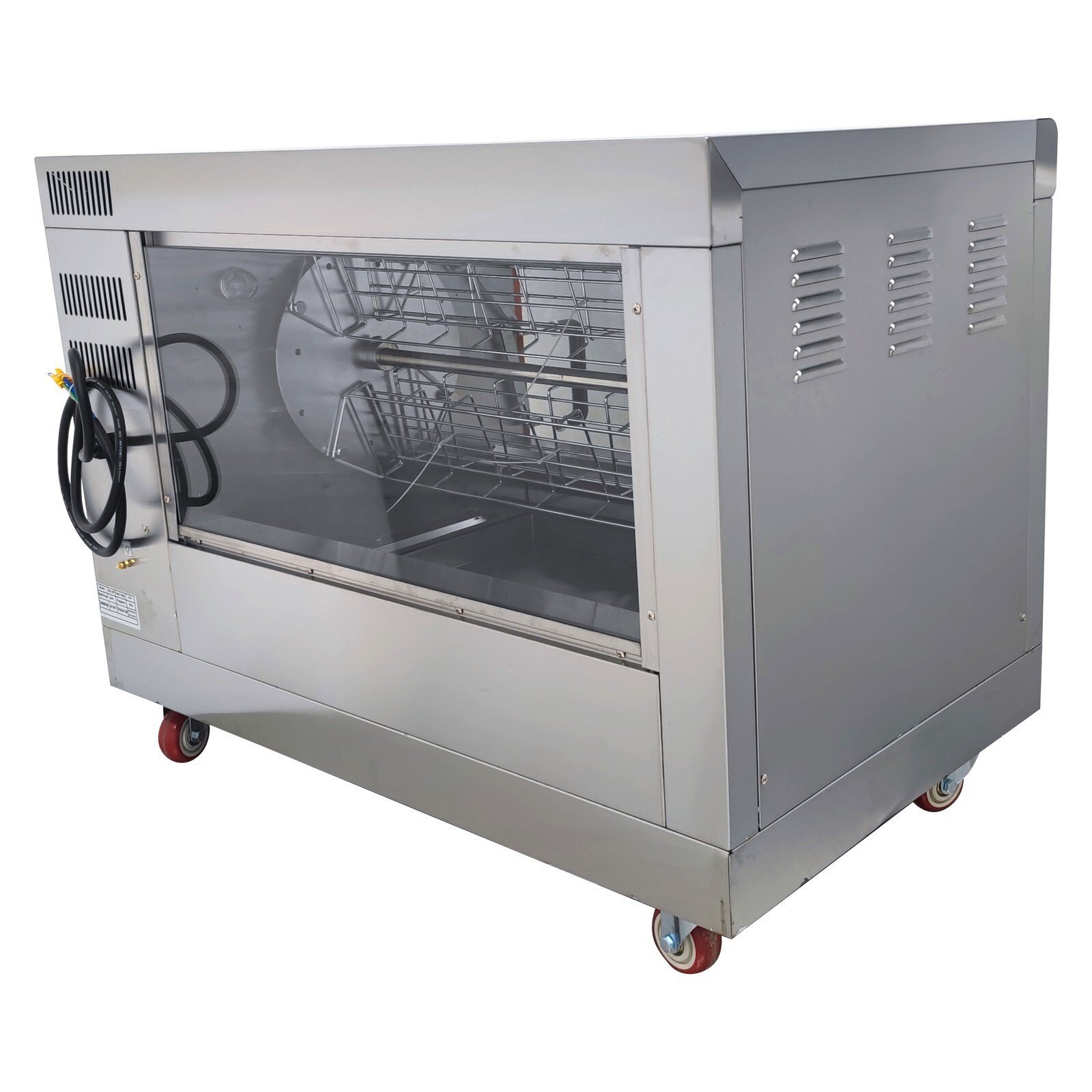 220V Table Type Electric Chicken Rotisserie Machine 122-572°F Temp. Range 8.16HP