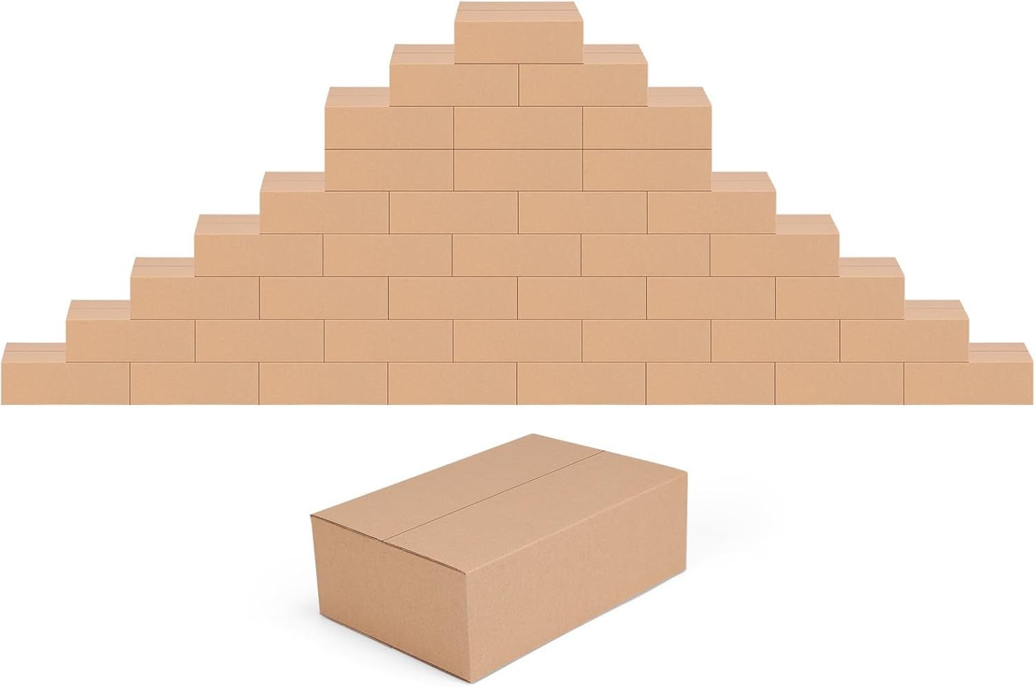 Brand New Shipping Boxes 9x6x3 Inches Brown Cardboard Pack of 40