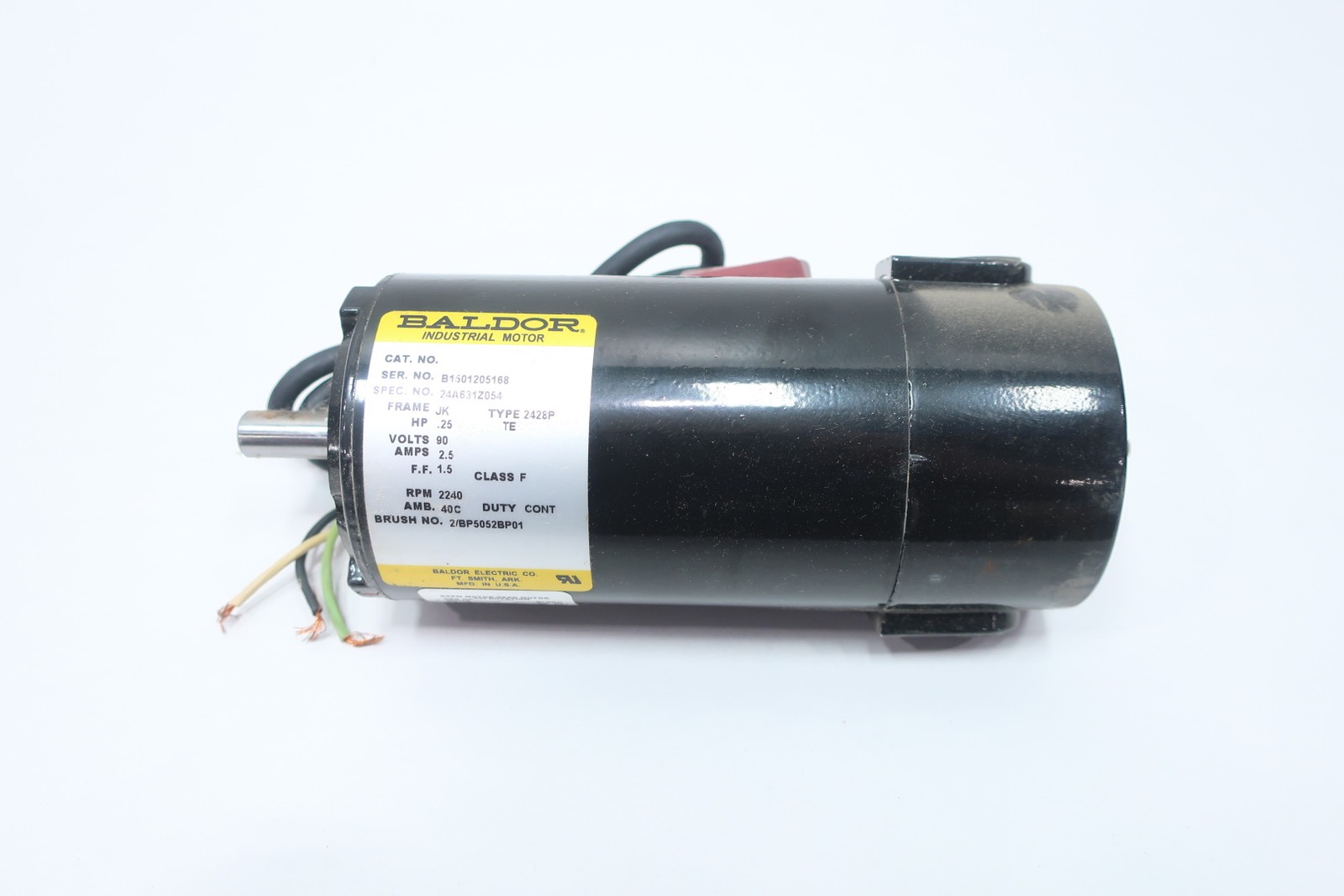 Baldor 24A631Z054 2428P Dc Motor Jk 1/4hp 90v-dc