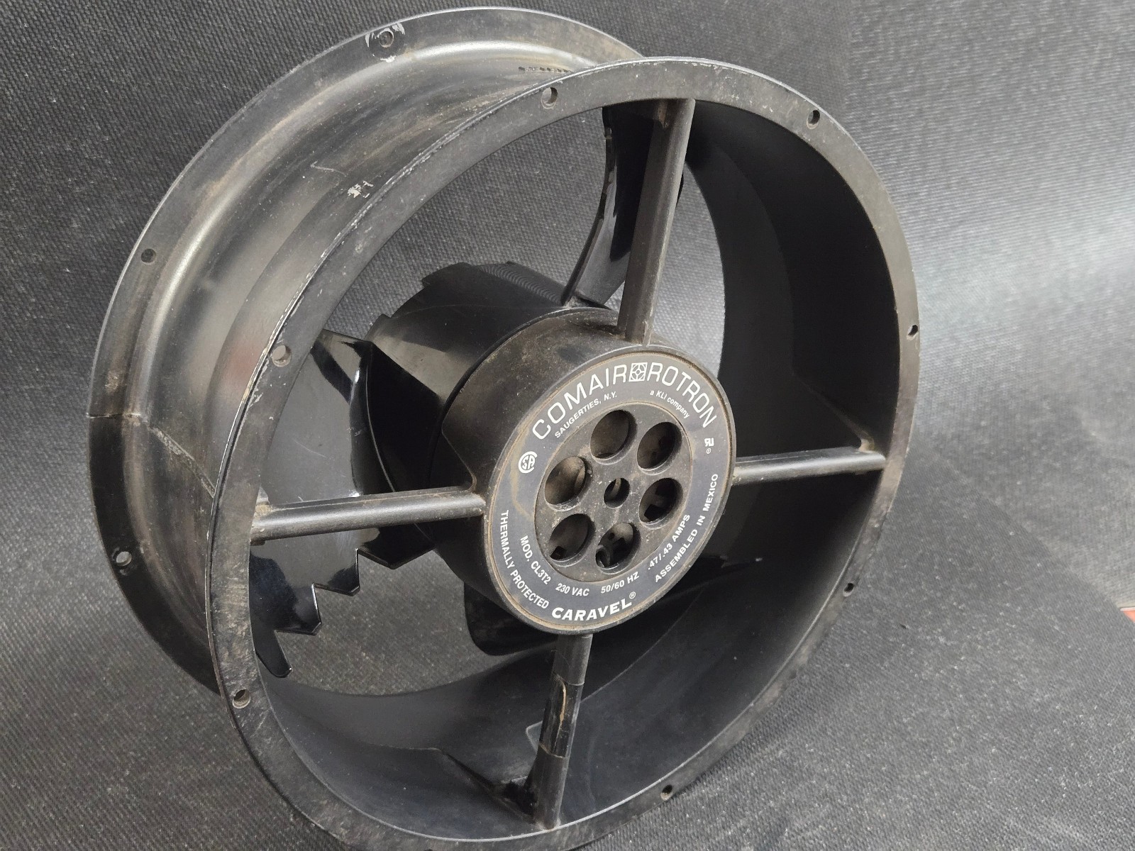 Comair Rotron Axial Fan, 230 VAC, 50/60 Hz, Thermally Protected