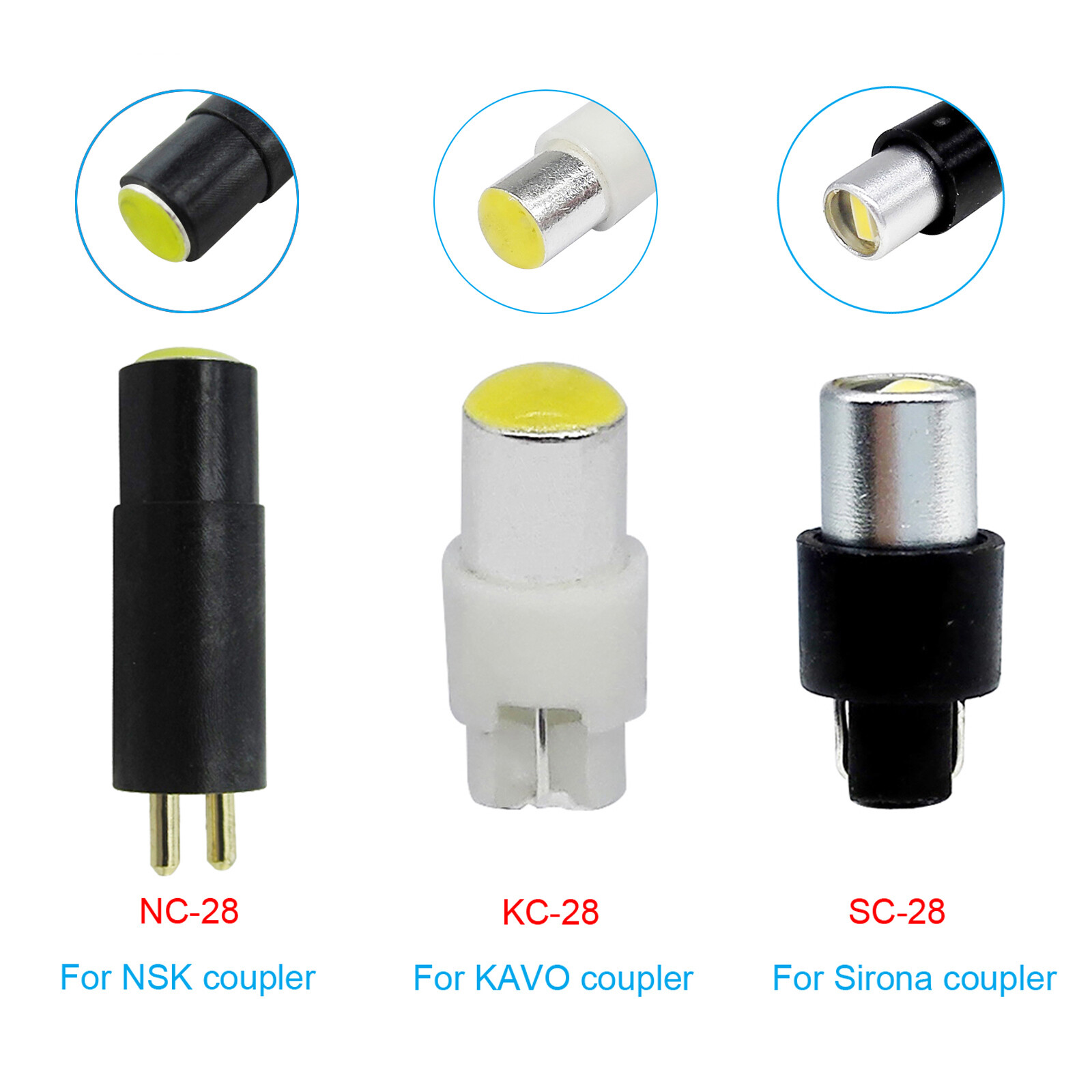 DMXDENT COXO Style Dental Fiber Optic High Speed Handpiece Fit KAVO NSK Coupler